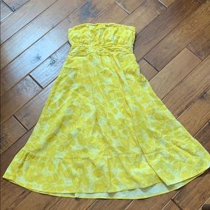 Yellow Mossimo supply company tube dress